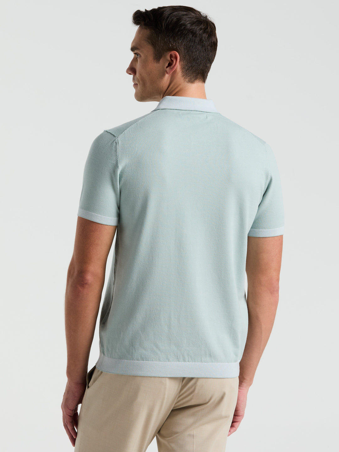 Tech Polo Sweater (Gray Mist) 