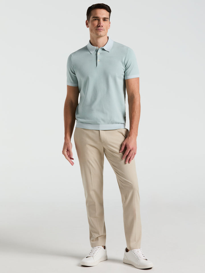Tech Polo Sweater (Gray Mist) 