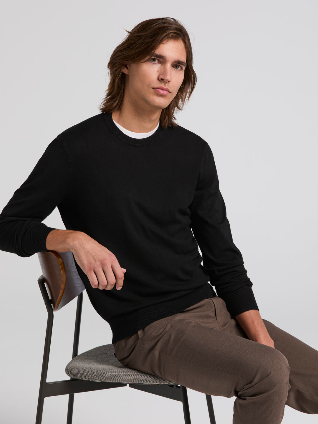 Tech Pullover Sweater (Black) 