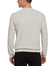 Tech Knit Geo Print Crew Neck Sweater (Vapor Blue) 