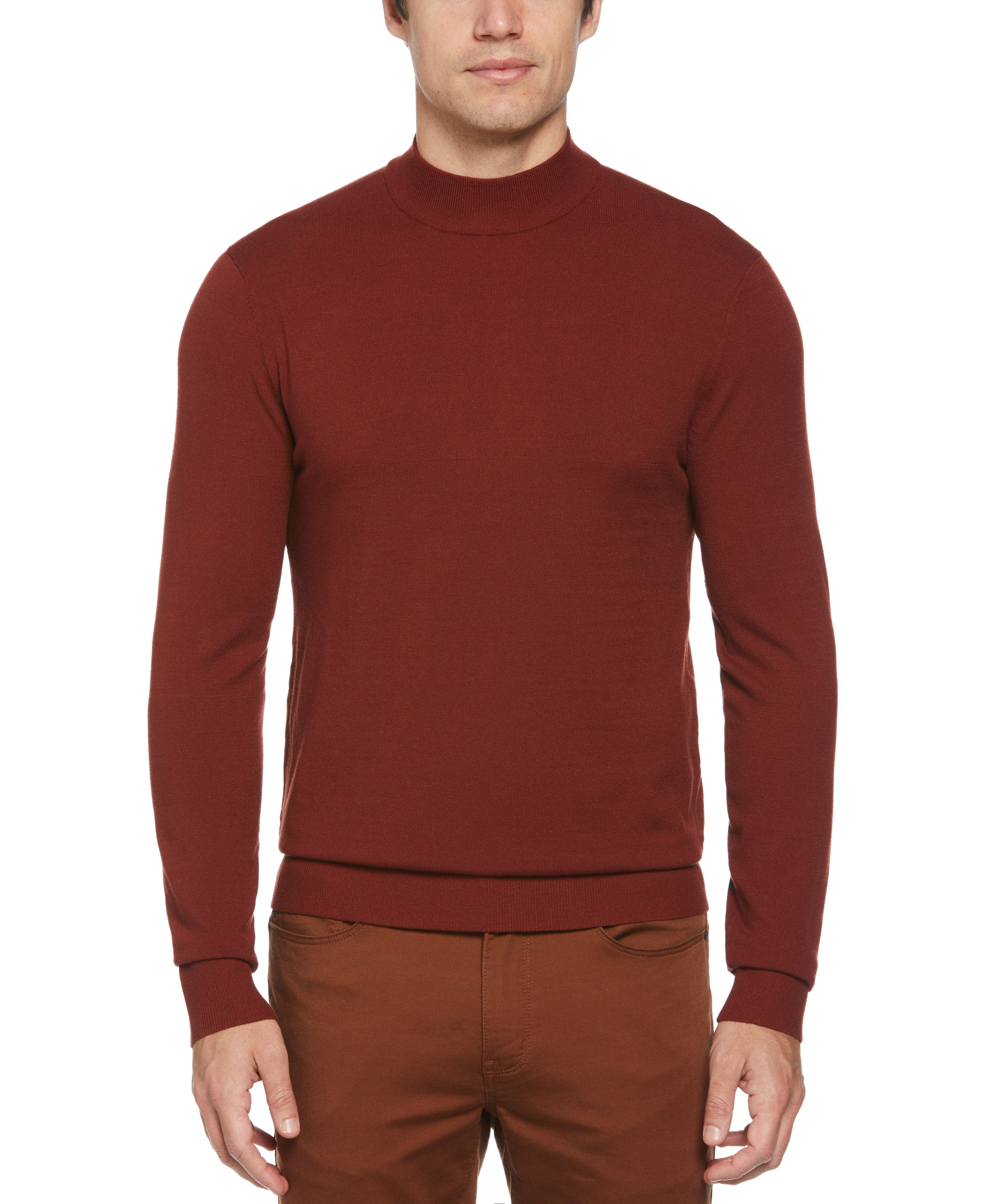 Perry Ellis men's pullover sweater with mock neck
