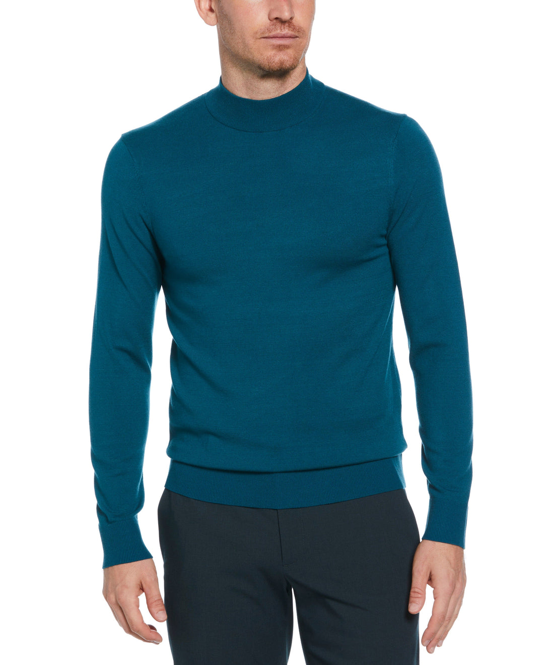 Tech Mock Neck Pullover Sweater (Gulf Coast) 