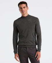 Tech Mock Neck Pullover Sweater (Lava Smoke Htr) 