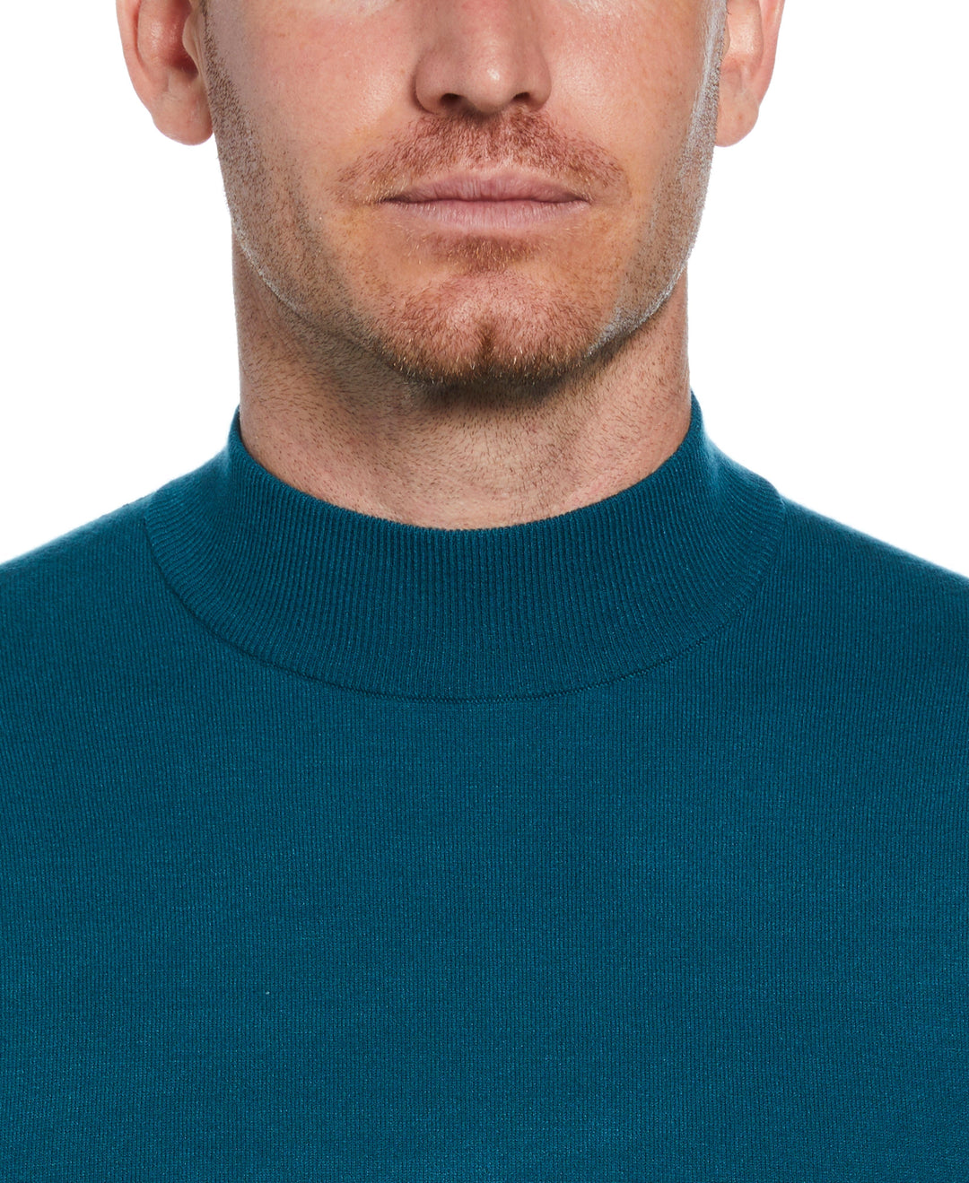 Tech Mock Neck Pullover Sweater (Gulf Coast) 