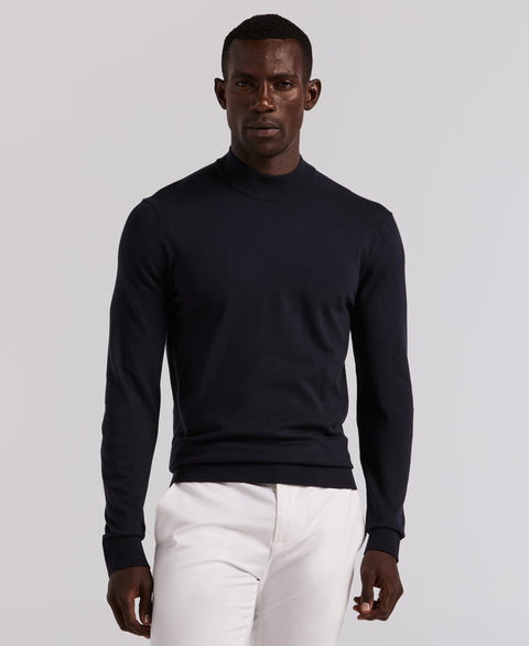 Tech Knit Mock Neck Pullover Sweater