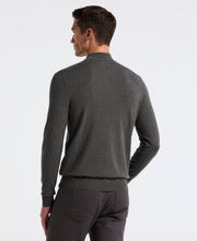 Tech Mock Neck Pullover Sweater (Lava Smoke Htr) 