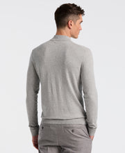 Tech Mock Neck Pullover Sweater (Quiet Gray Heather) 