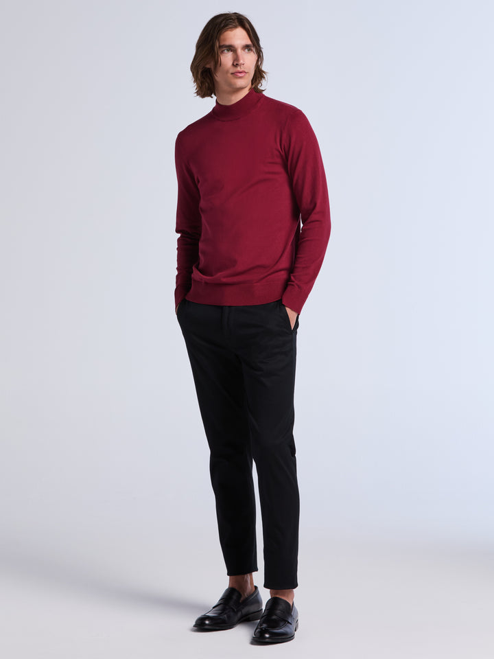 Tech Knit Mock Neck Sweater