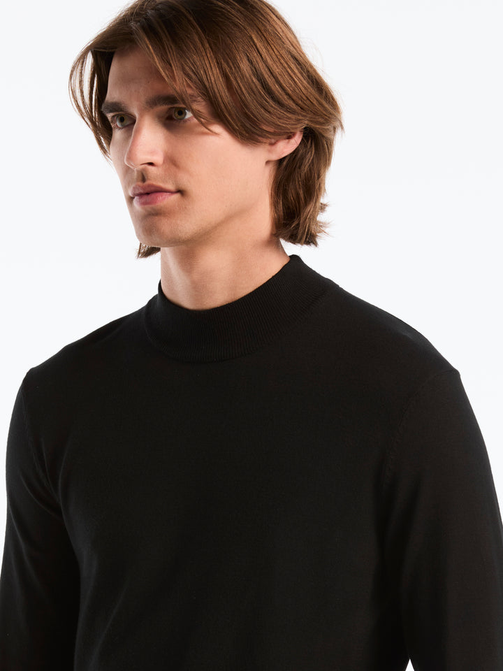Tech Knit Mock Neck Sweater