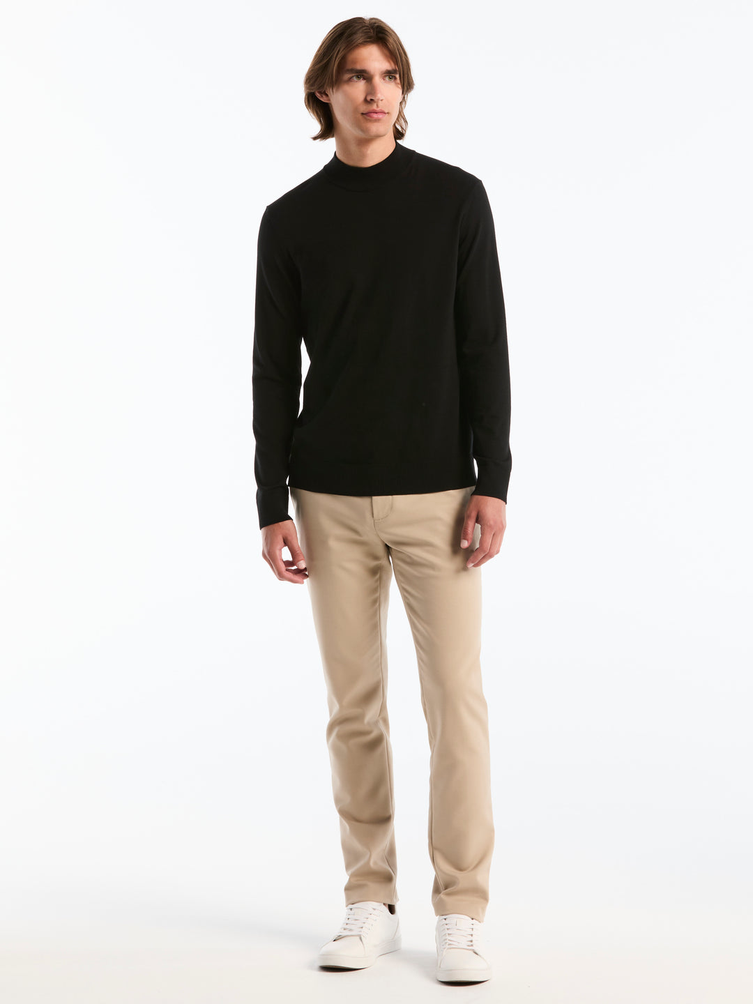 Tech Knit Mock Neck Sweater