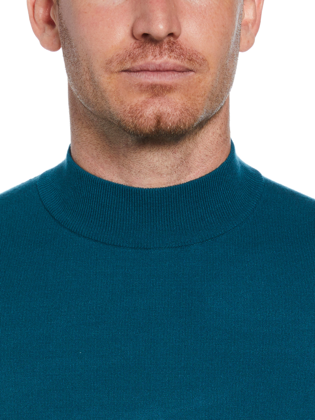 Tech Mock Neck Pullover Sweater (Gulf Coast) 