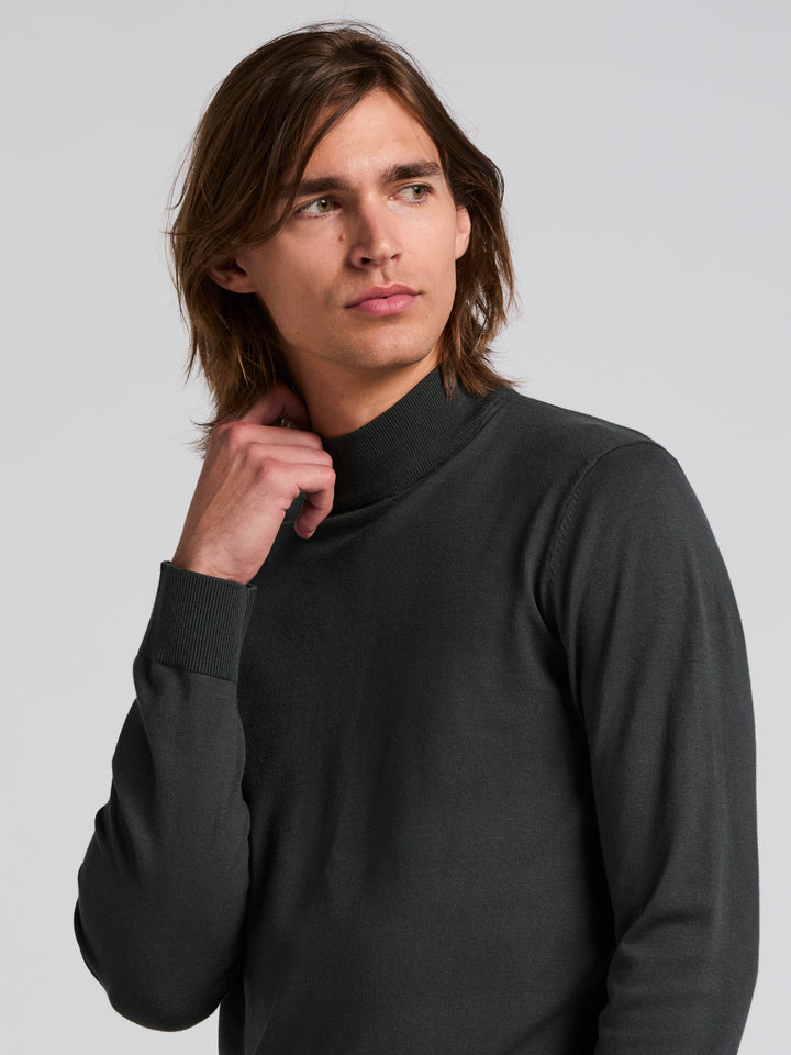 Tech Knit Mock Neck Sweater