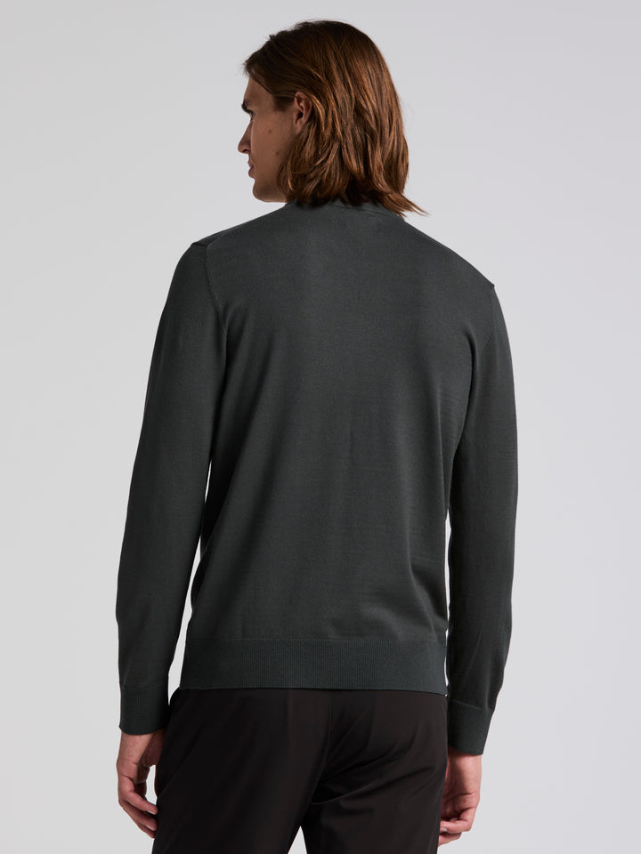 Tech Knit Mock Neck Sweater