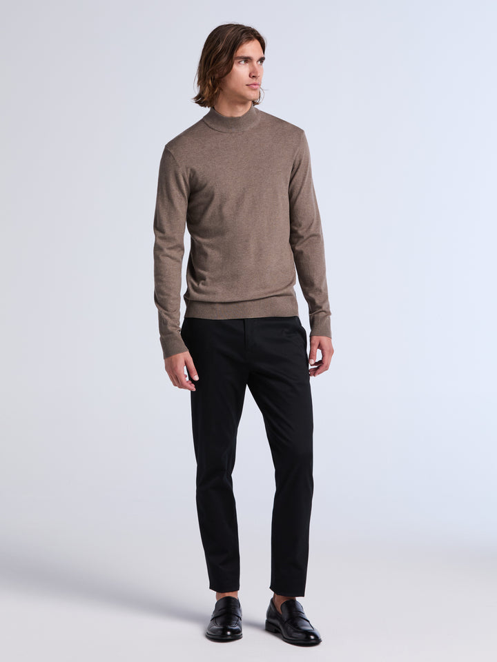 Tech Knit Mock Neck Sweater
