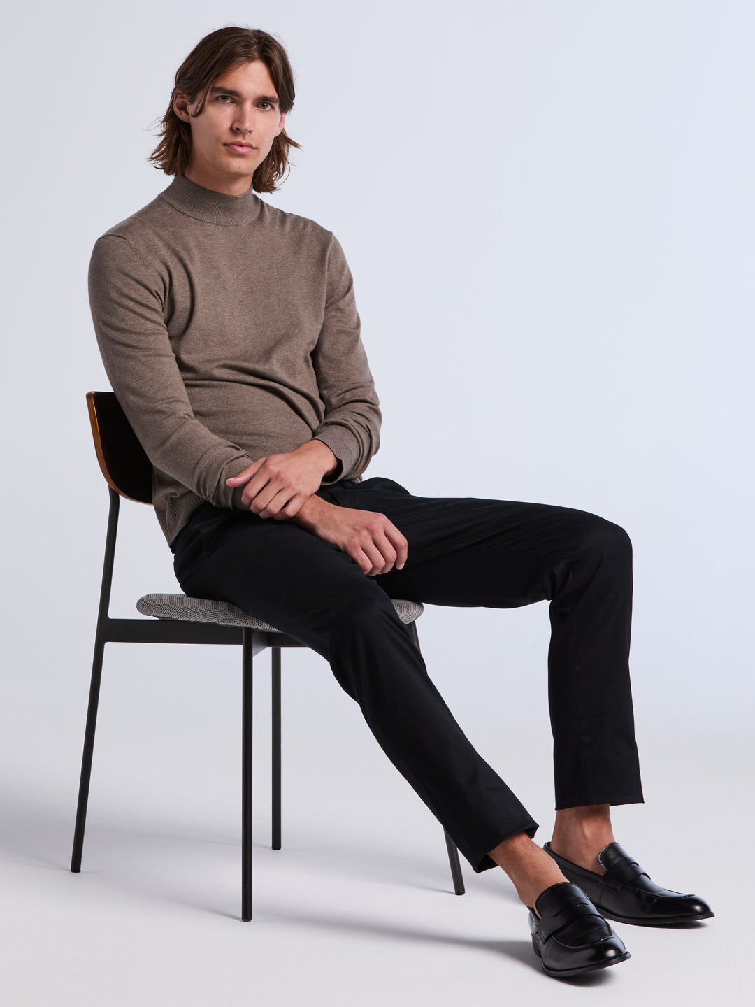 Tech Knit Mock Neck Sweater