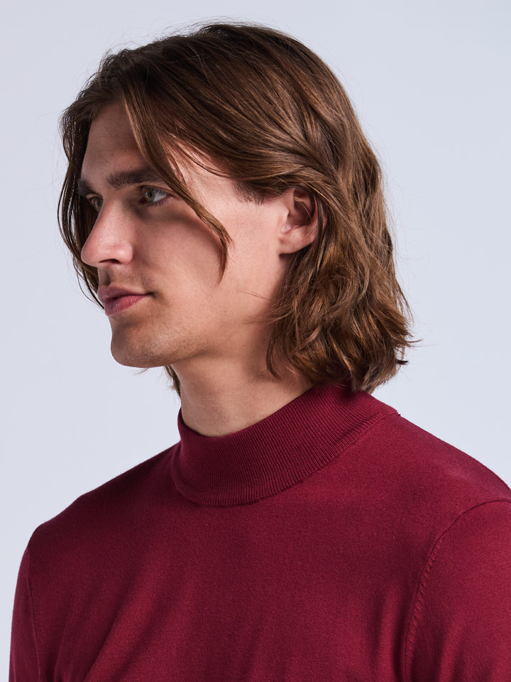 Tech Knit Mock Neck Sweater