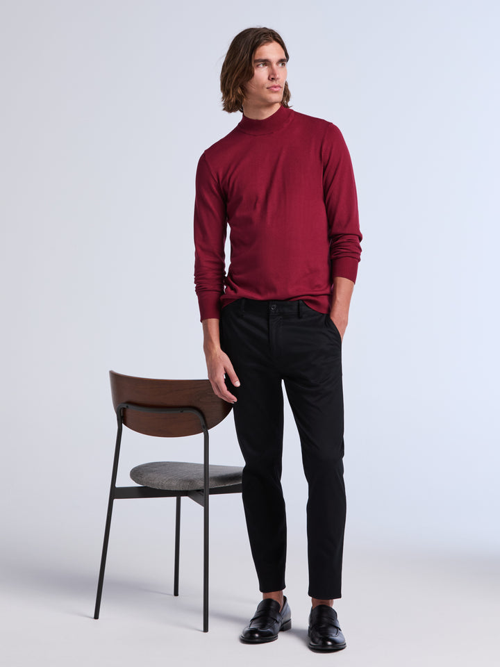 Tech Knit Mock Neck Sweater