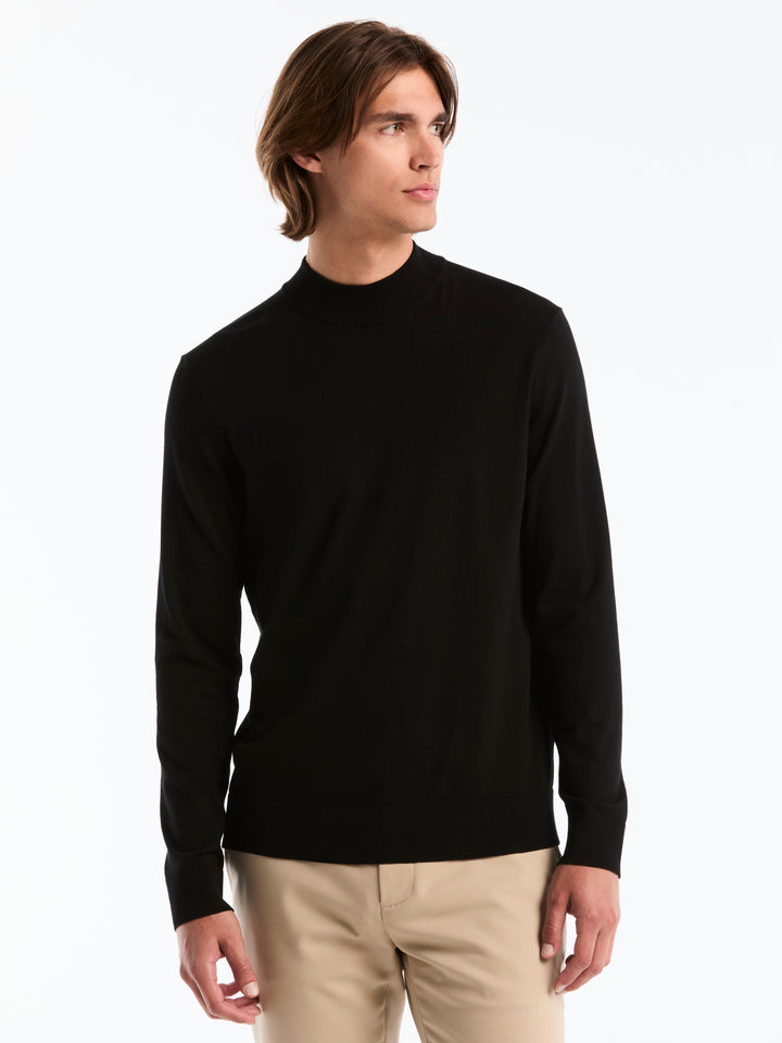 Tech Knit Mock Neck Sweater