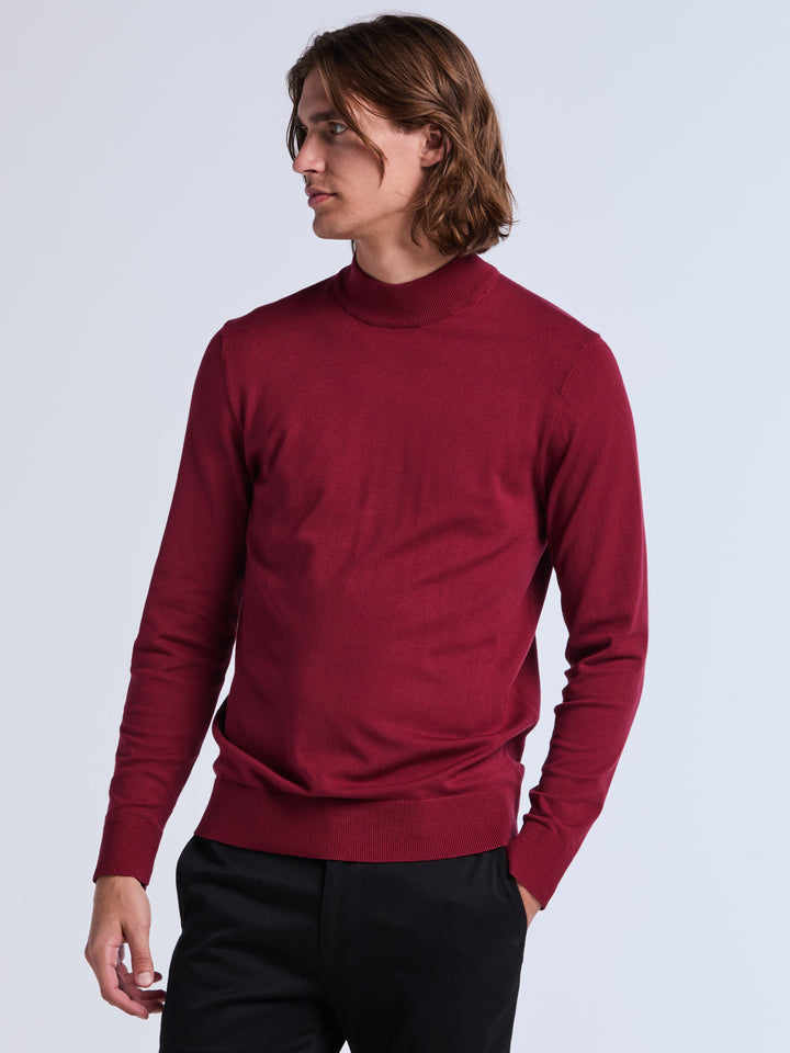 Tech Knit Mock Neck Sweater