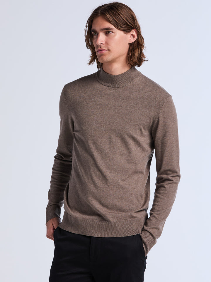 Tech Knit Mock Neck Sweater