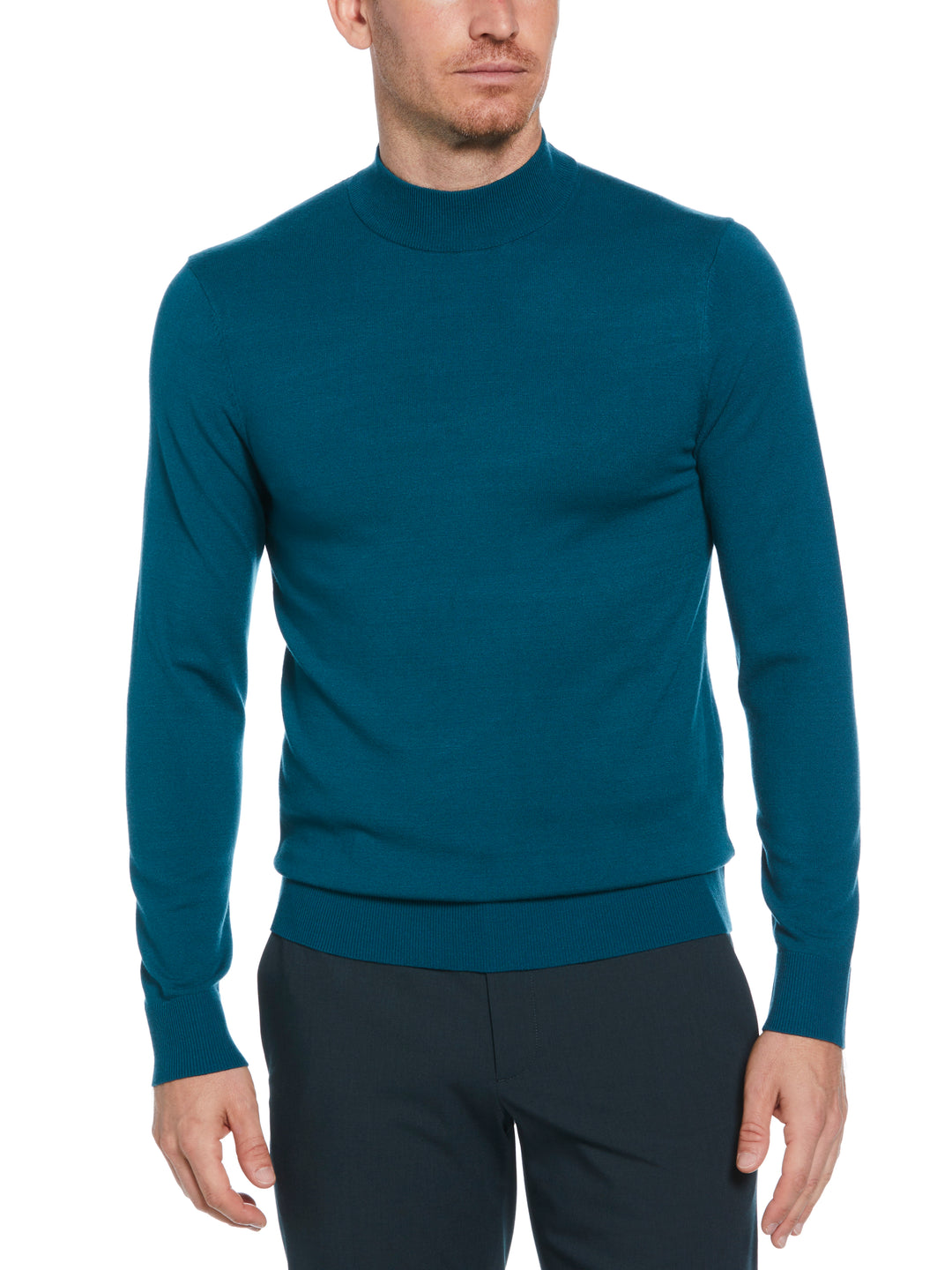 Tech Mock Neck Pullover Sweater (Gulf Coast) 
