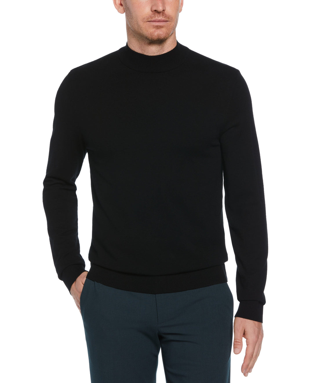 Tech Knit Mock Neck Sweater