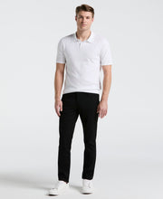 Open Polo Sweater (Bright White) 
