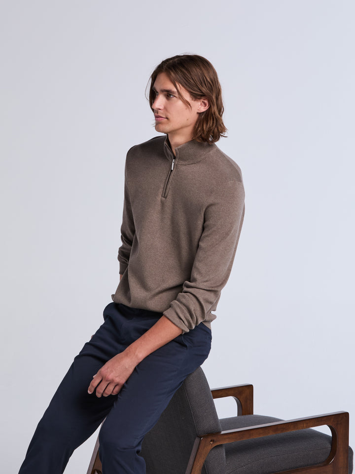 Tech Knit Quarter Zip Sweater