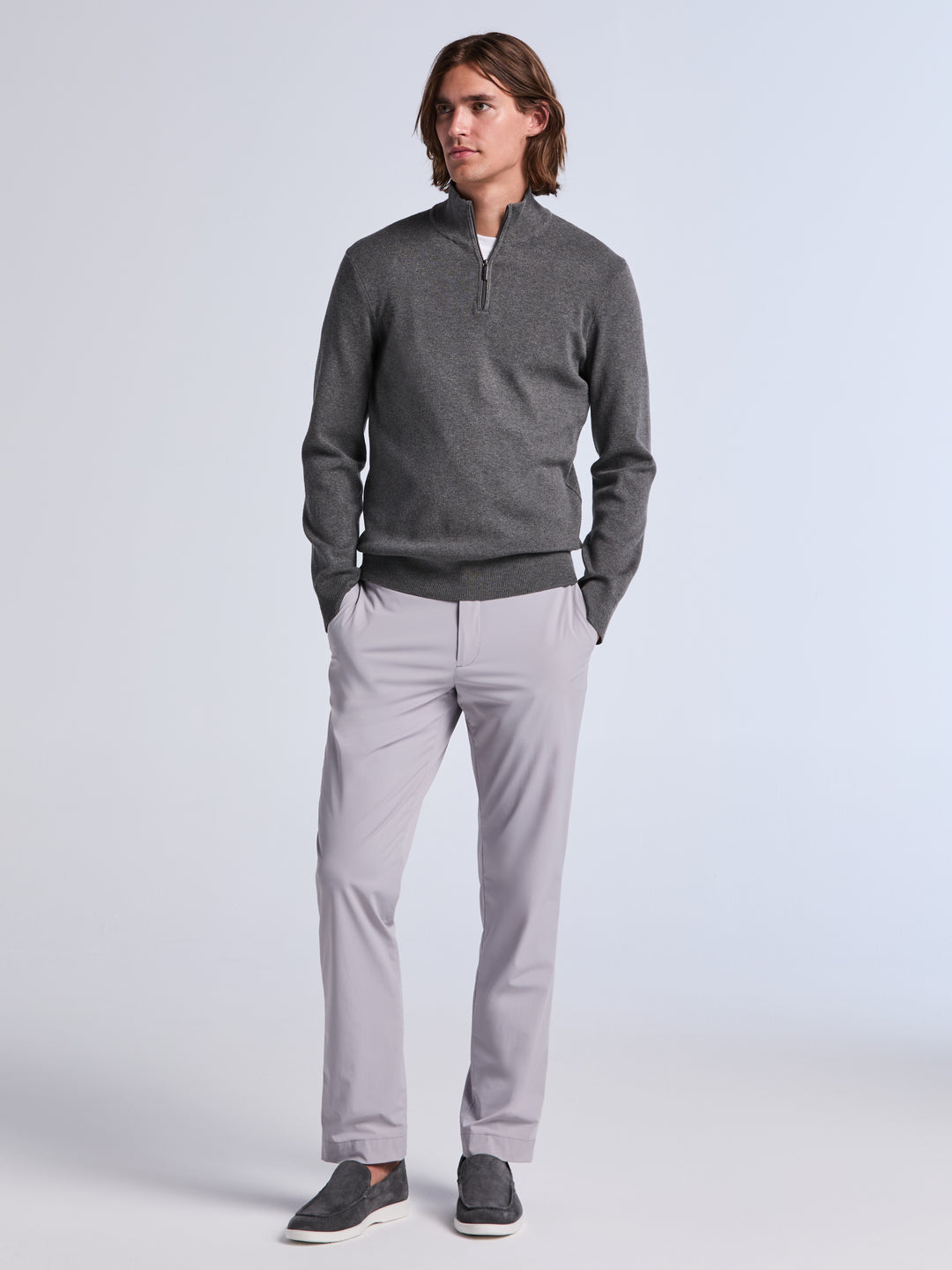 Tech Knit Quarter Zip Sweater