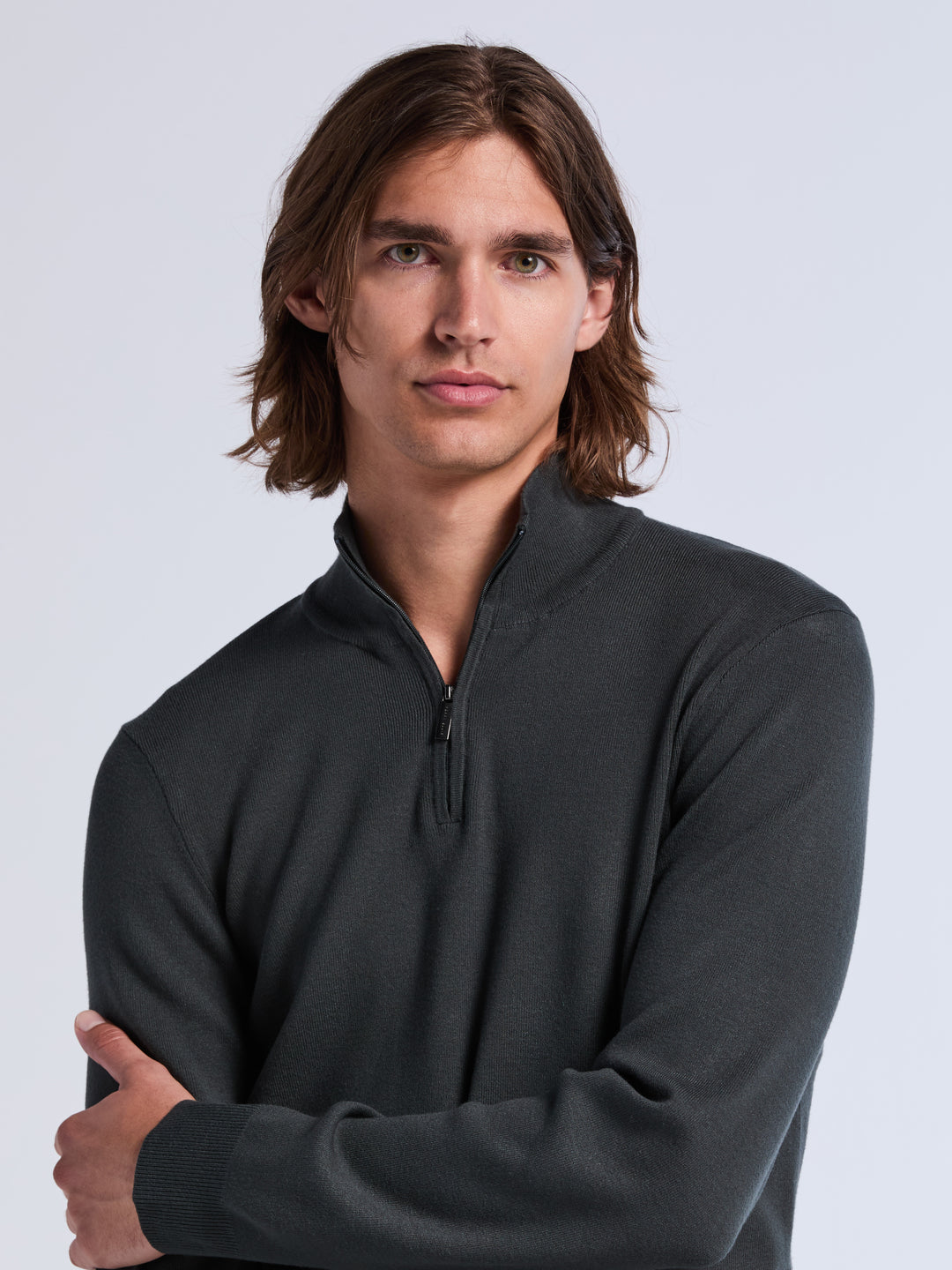 Tech Knit Quarter Zip Sweater