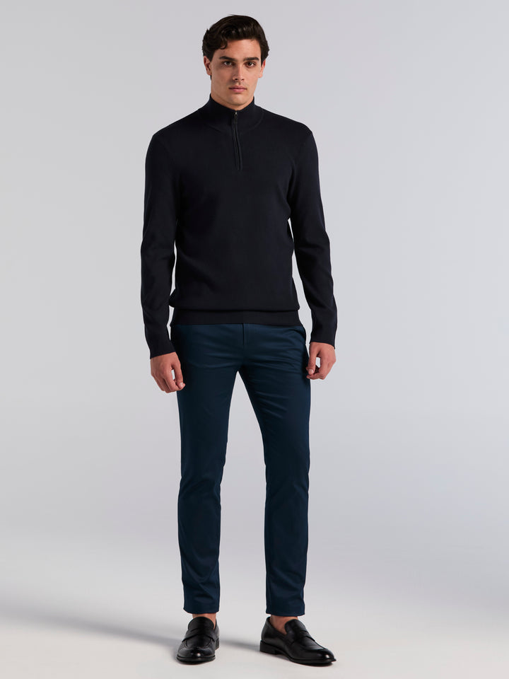 Tech Quarter Zip Sweater (Dark Sapphire) 