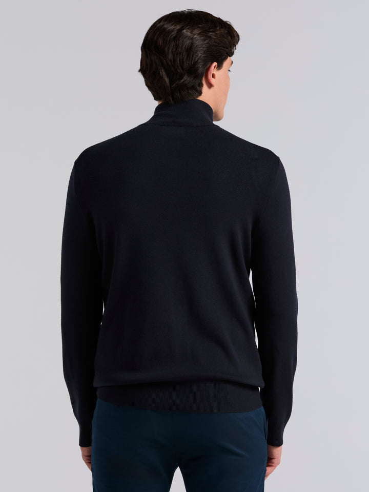 Tech Quarter Zip Sweater (Dark Sapphire) 