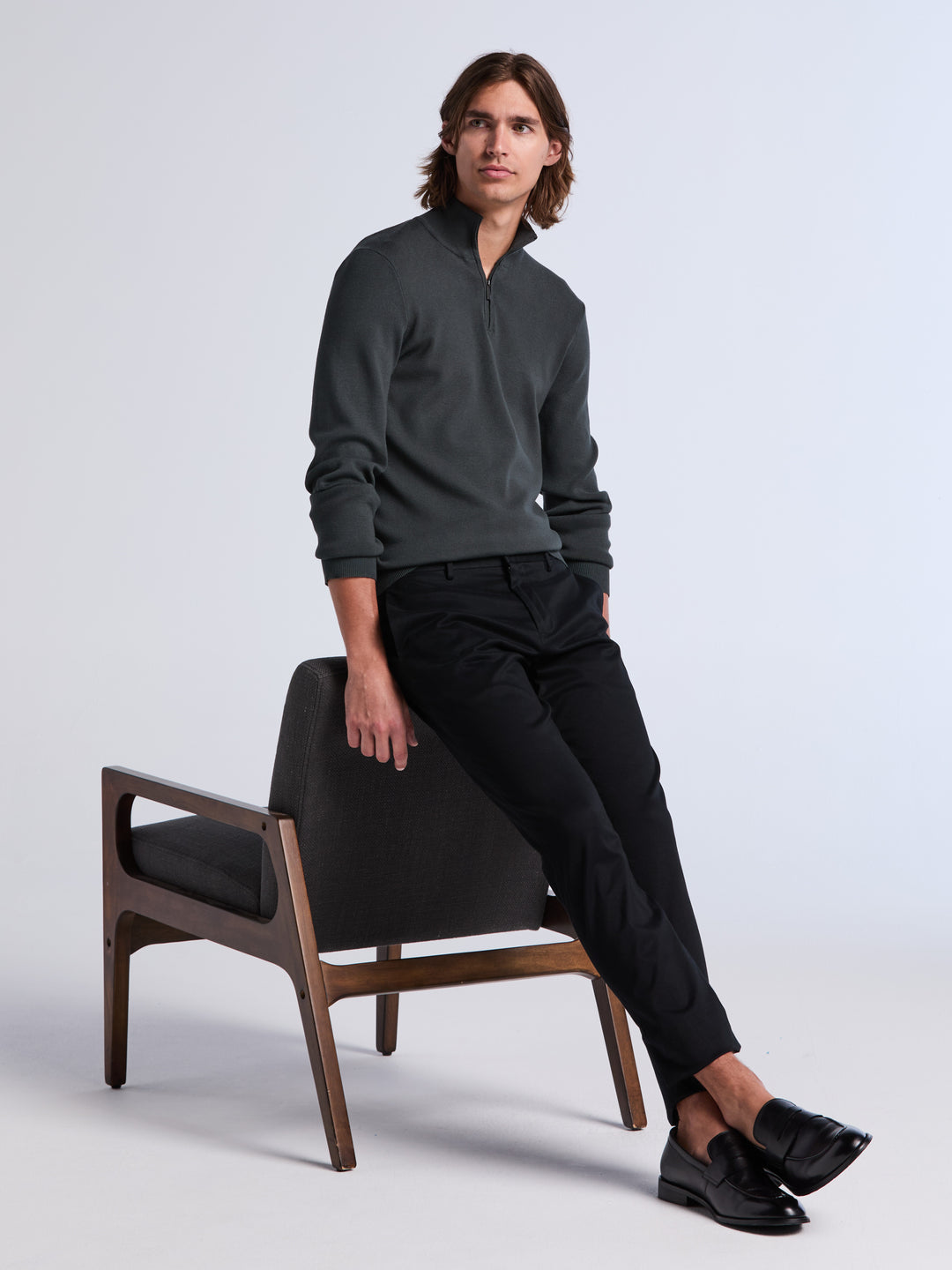 Tech Knit Quarter Zip Sweater