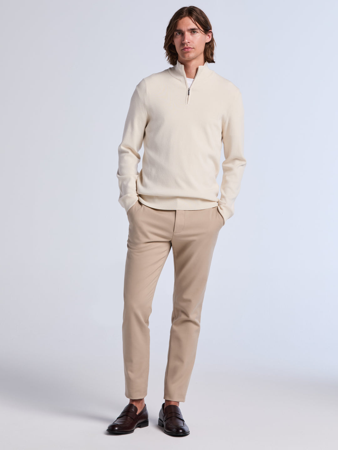 Tech Knit Quarter Zip Sweater