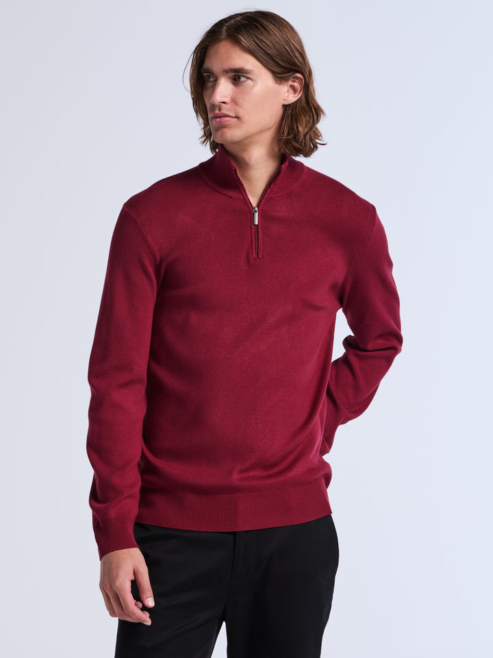 Tech Knit Quarter Zip Sweater