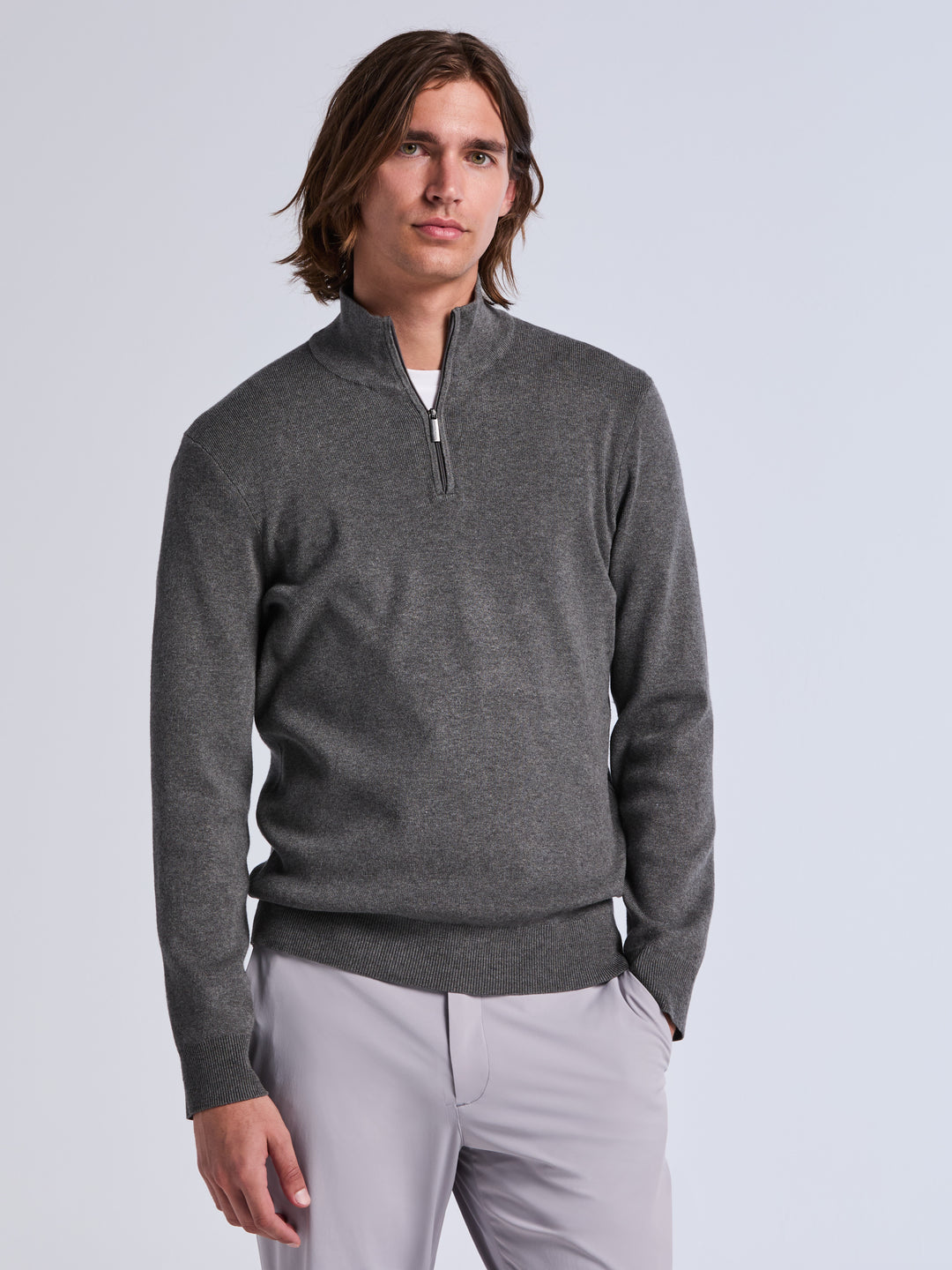 Tech Knit Quarter Zip Sweater