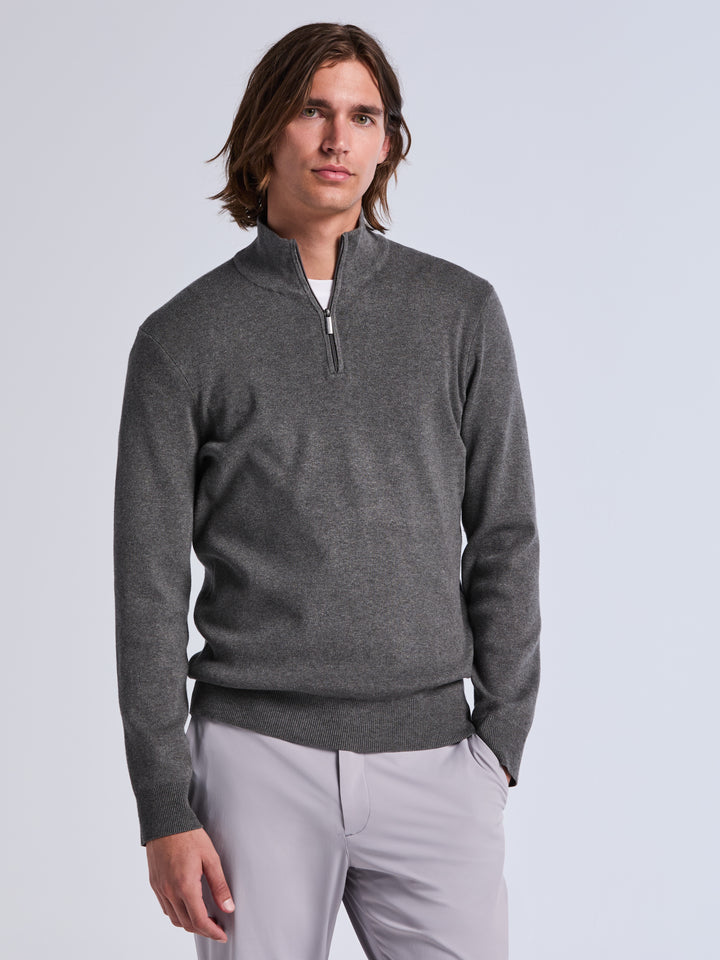 Tech Knit Quarter Zip Sweater