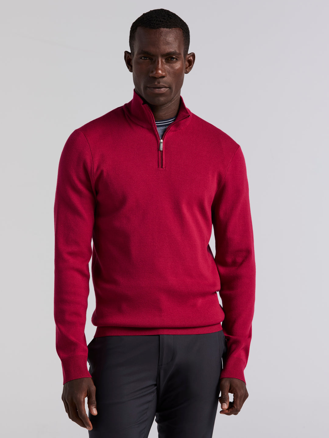 Tech Quarter Zip Sweater (Rumba Red) 