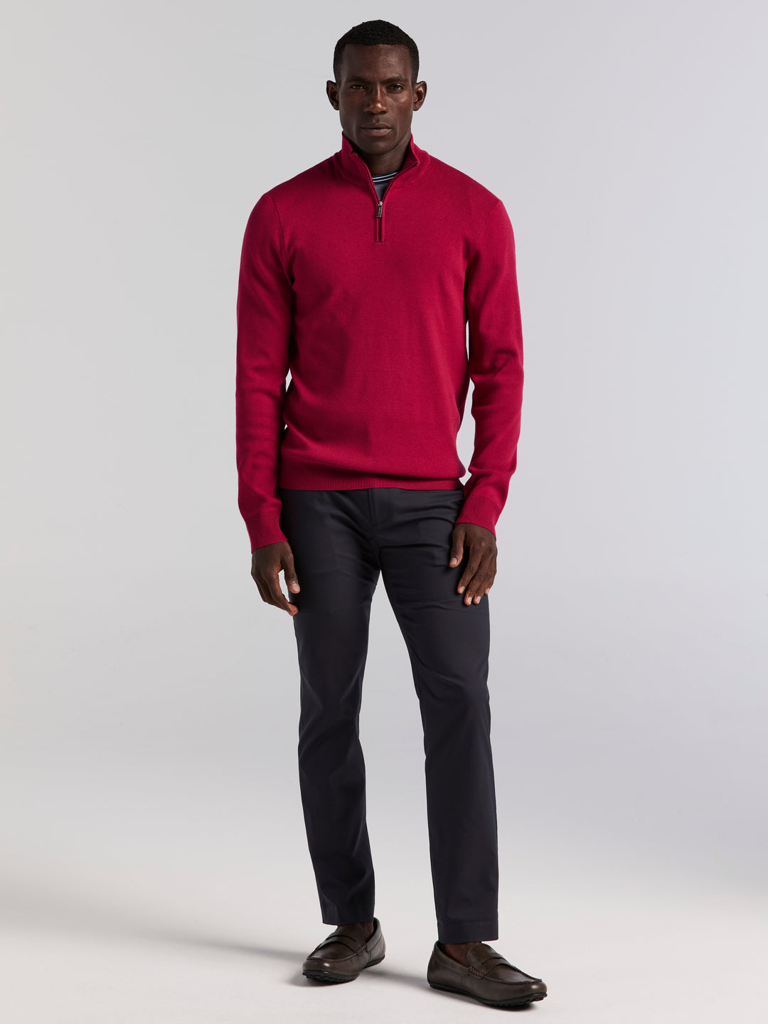 Tech Quarter Zip Sweater (Rumba Red) 