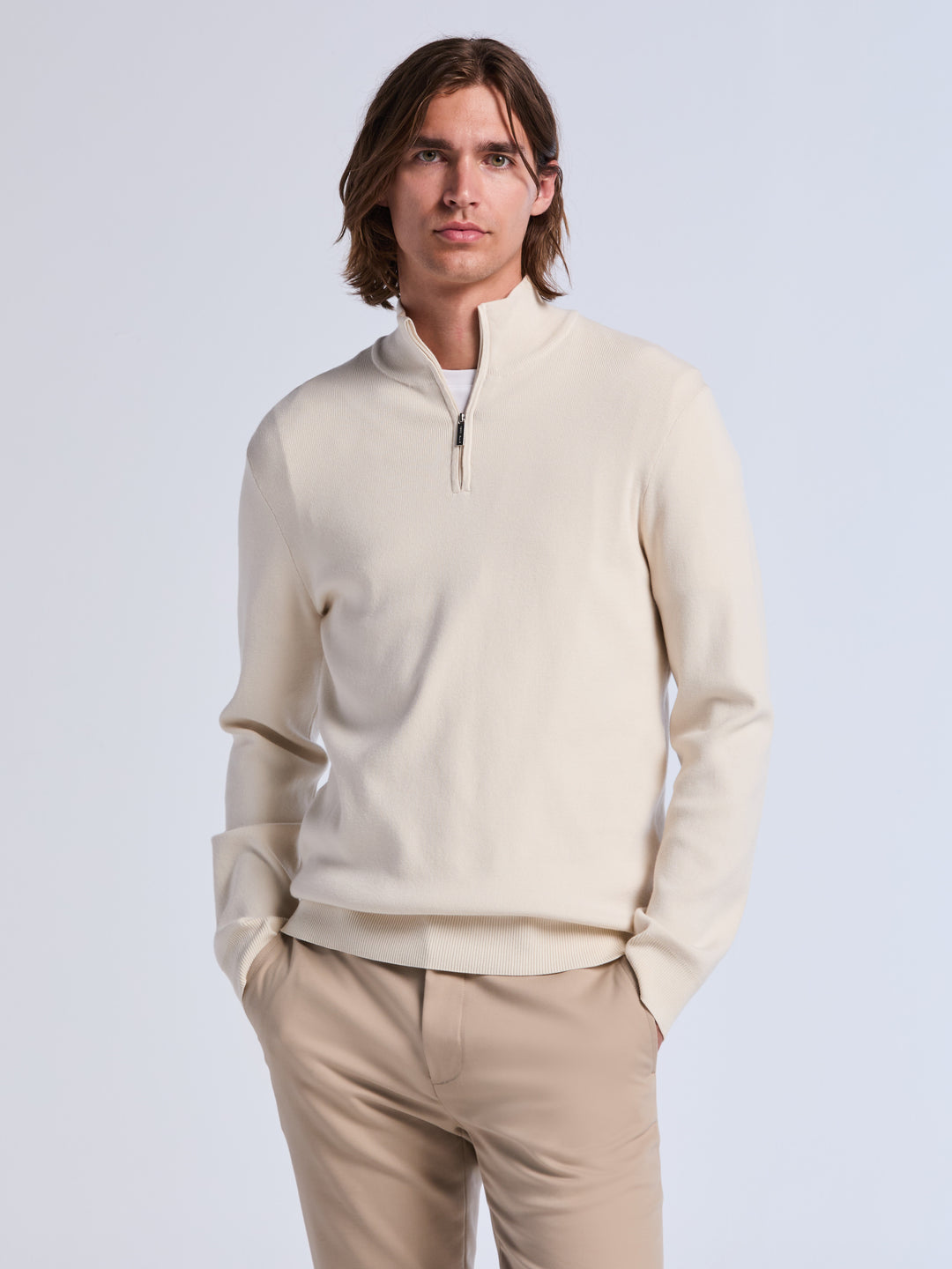 Tech Knit Quarter Zip Sweater