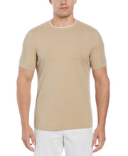 Textured knit Crew Neck Shirt (White Pepper) 