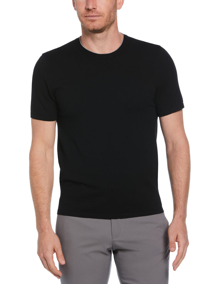 Solid Crew Sweater (Black) 