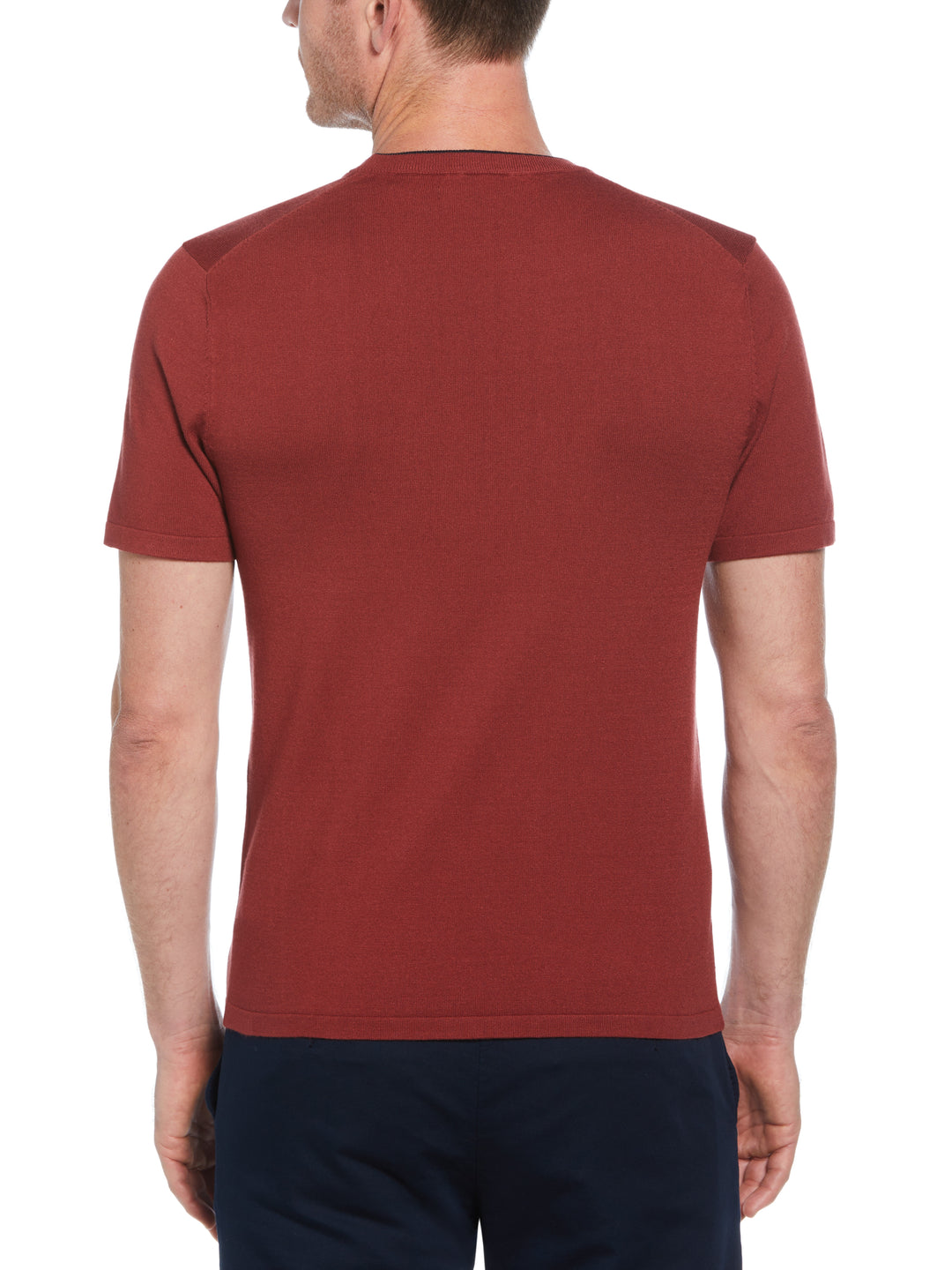 Solid Crew Sweater (Russet Brown) 