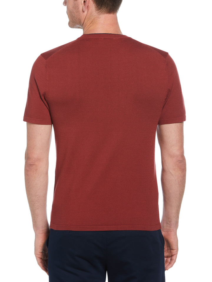 Solid Crew Sweater (Russet Brown) 