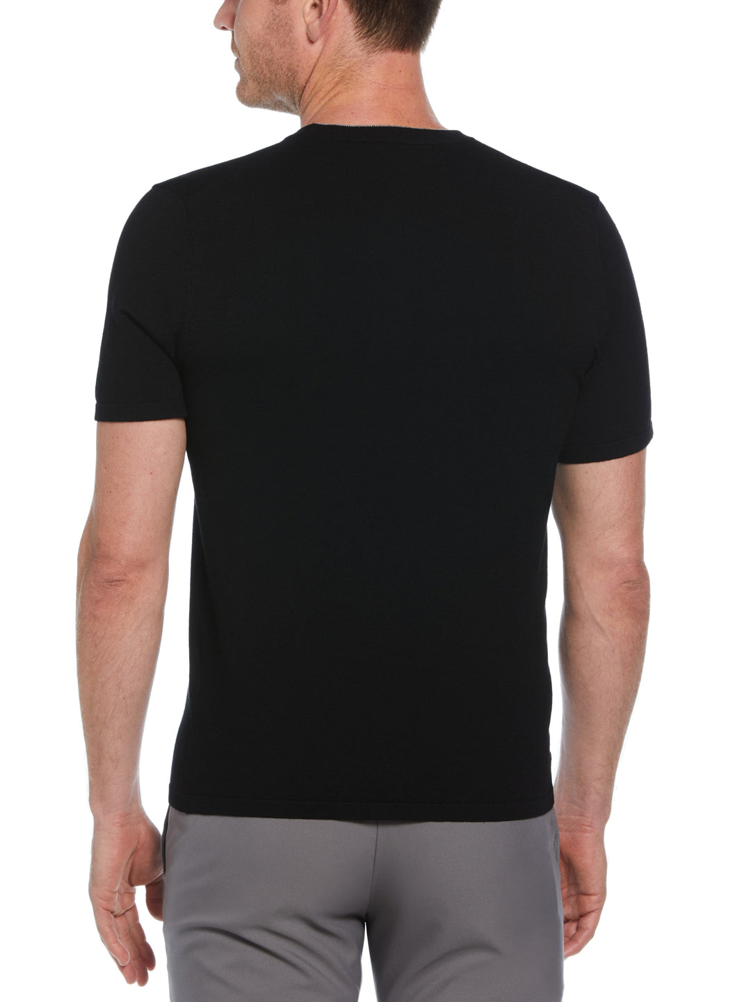 Solid Crew Sweater (Black) 