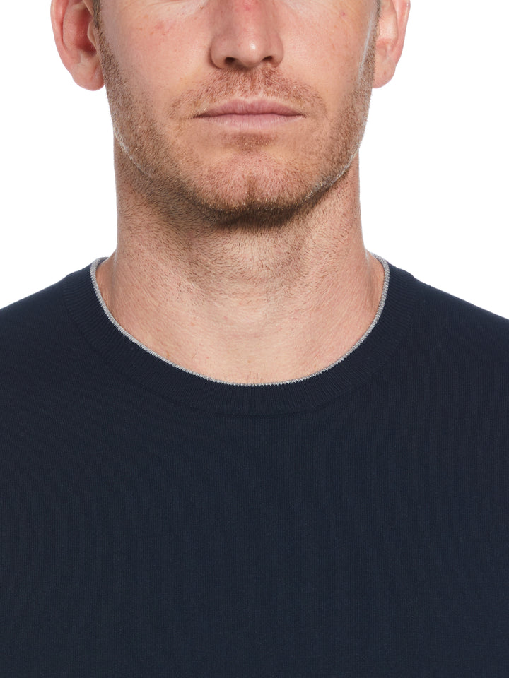 Solid Crew Sweater (Dark Sapphire) 