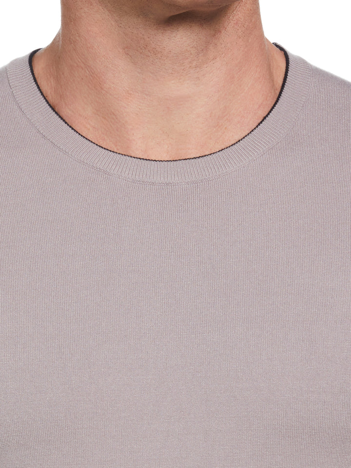 Solid Crew Sweater (Gull Gray) 