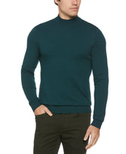 Tech Mock Neck Pullover Sweater (Dark Sea) 