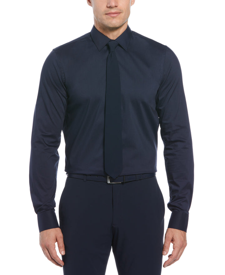 Tech Stretch Cotton Blend Dress Shirt (Dark Sapphire) 