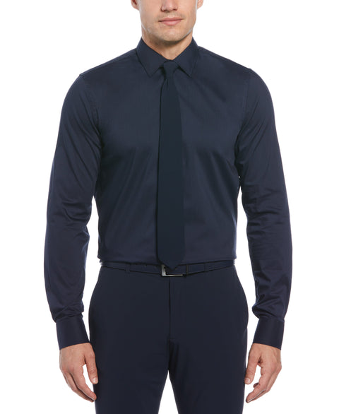 Tech Stretch Cotton Blend Dress Shirt (Dark Sapphire) 